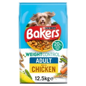 Bakers Chicken Weight Control Adult Dog Food 12.5kg x 2