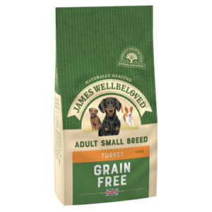 James Wellbeloved Grain Free Turkey & Vegetable Small Breed Adult Dog Food 7.5kg