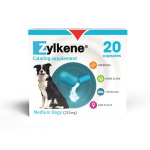 Zylkene Calming Supplement for Cats and Dogs 225mg - Dogs 10 to 20kg x 20