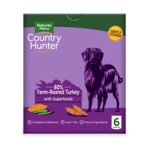 Natures Menu Country Hunter Turkey Pouches Adult Dog Food 150g x 54